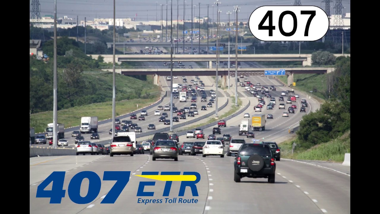 Highway 407 ETR, North of Toronto, Ontario, Part 1