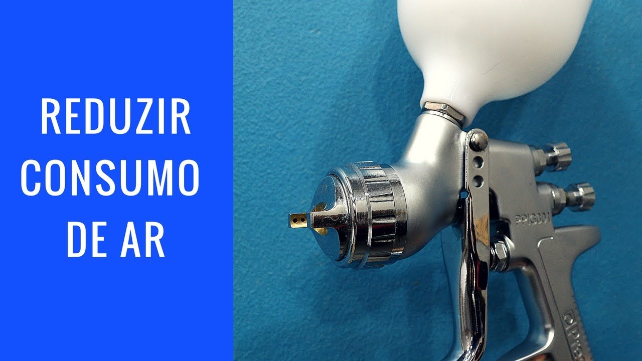 Reduzir consumo de ar da pistola de pintura é possível? PF#41