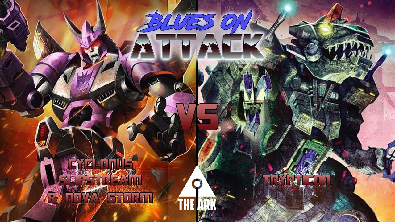 Transformers TCG: The Ark Wave 1 Gameplay - Cyclonus, Slipstream & Nova Storm VS Trypticon