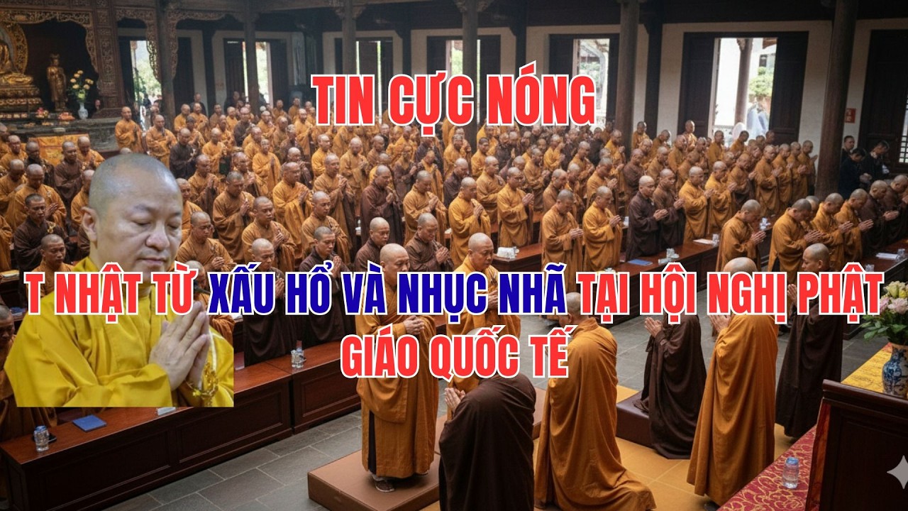 T Nhật Từ Xấu Hổ Và Nhục Nhã Tại Hội Nghị Phật Giáo Quốc Tế