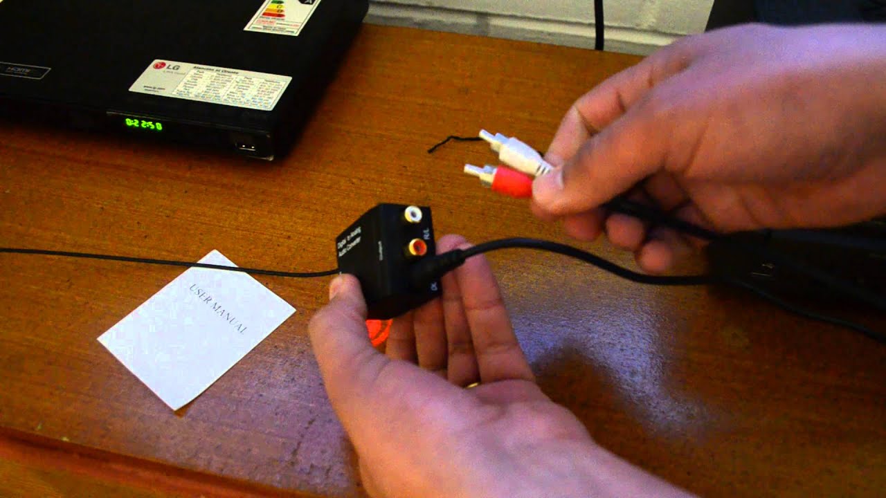 conversor ditgital a analogo fibra optica coaxial audio