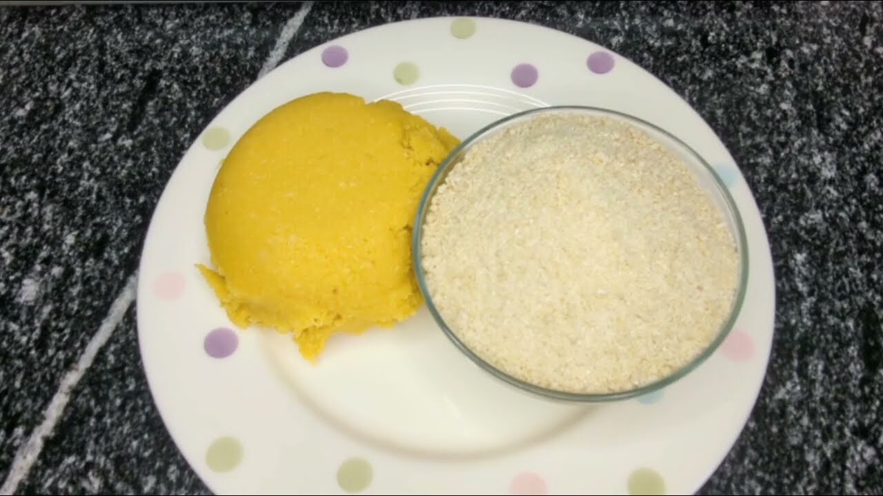 How to convert white garri to yellow garri eba