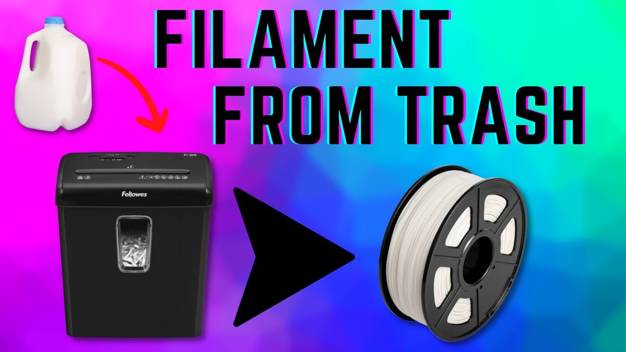 Make your own PET filament from recycled bottles at home