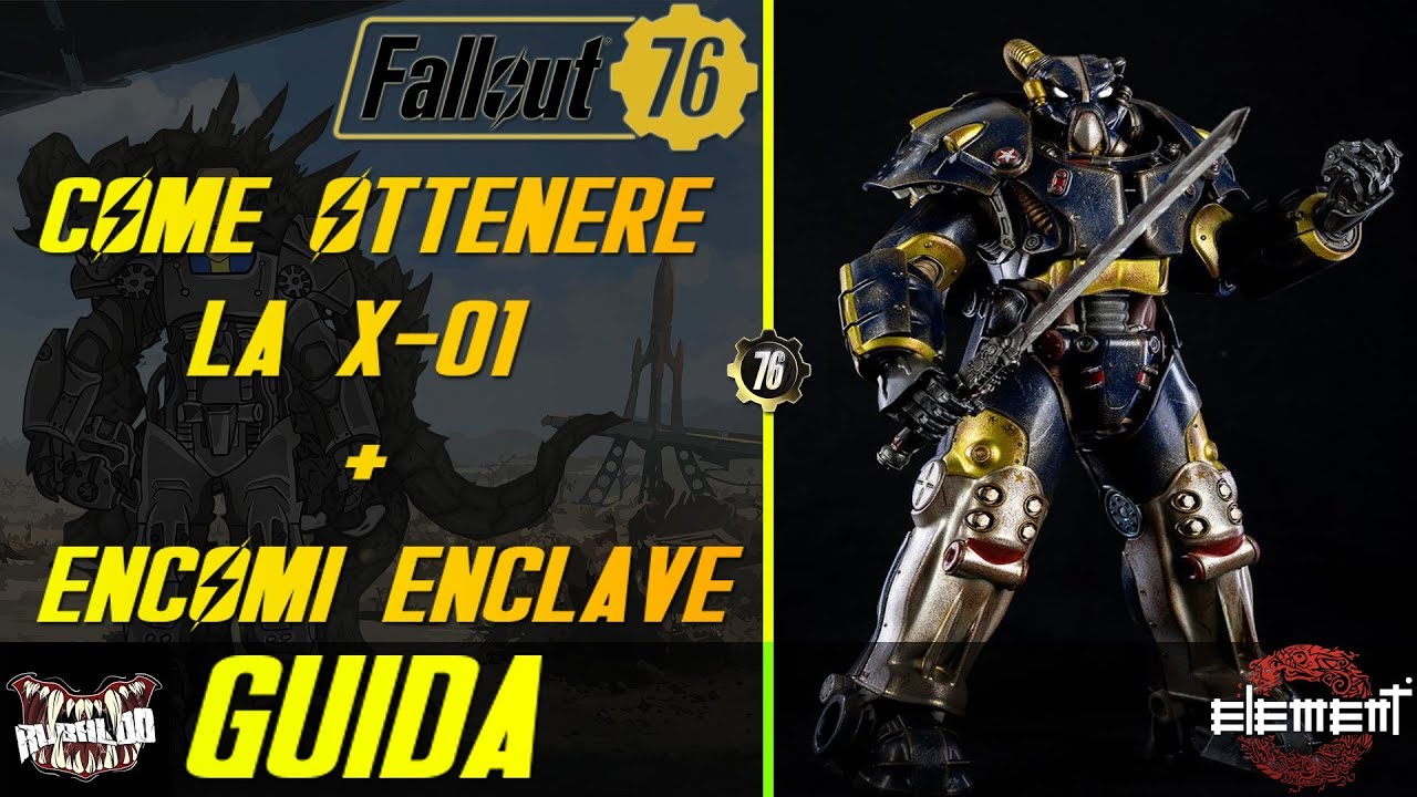 Fallout 76 [GUIDA] Come ottenere la X-01 + Encomi di Promozione Enclave - ITA