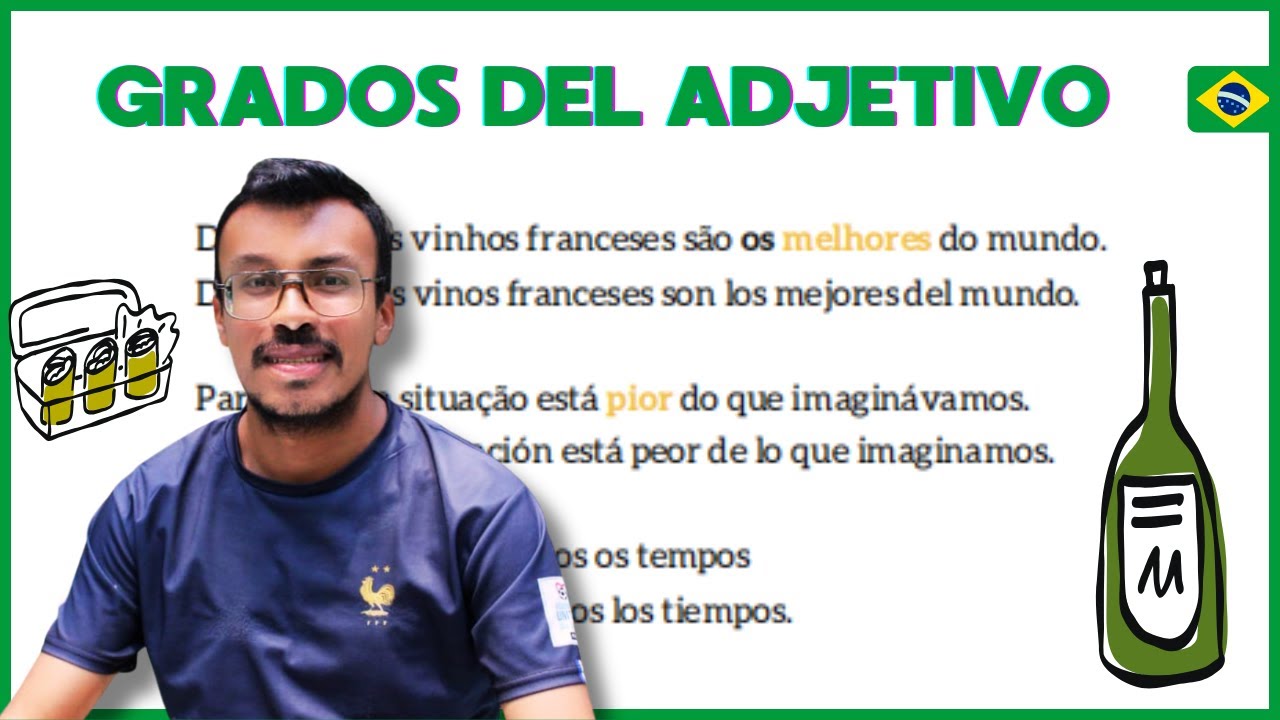Los grados del adjetivo (comparativo y superlativo)