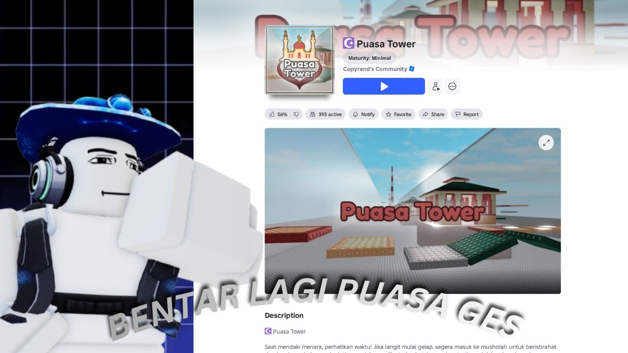 🔴[LIVE] Besok Puasa Euy🗿 - Roblox
