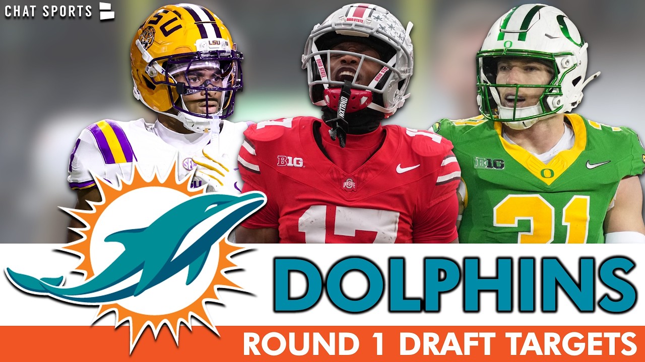UPDATED Dolphins Round 1 Draft Targets Following The Jaylen Waddle Trade | Dolphins Draft Rumors