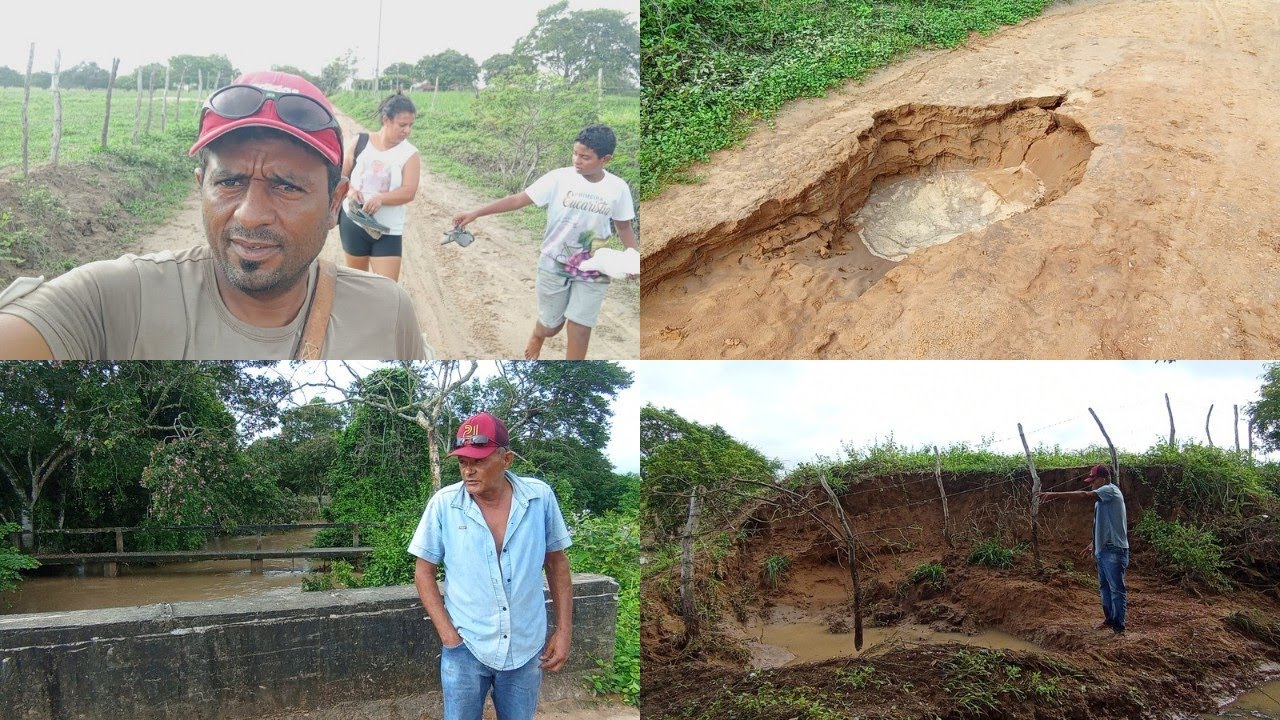 Cenário de destruição depois das fortes chuvas entre Sergipe e Bahia.