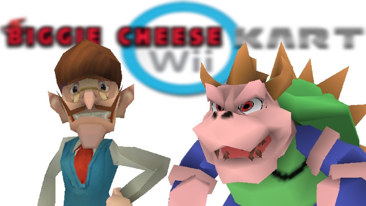 Biggie Cheese Kart Wii: Hugh and GET OUT OF MY CAR man
