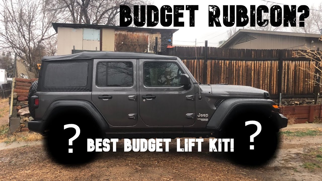 Rubicon Suspension On A BASE Wrangler! | How Much Lift?!