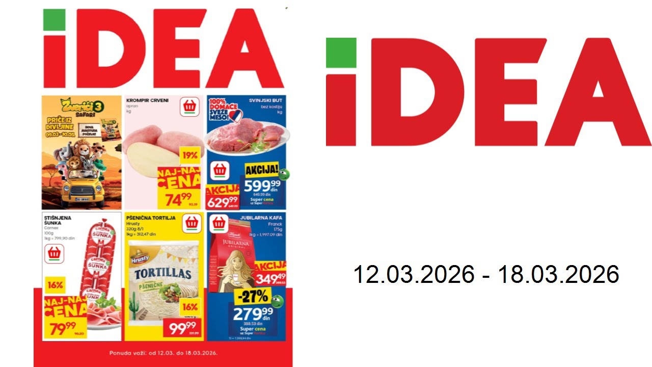 Idea katalog - Nedeljni katalog - 12.03.-18.03.2026