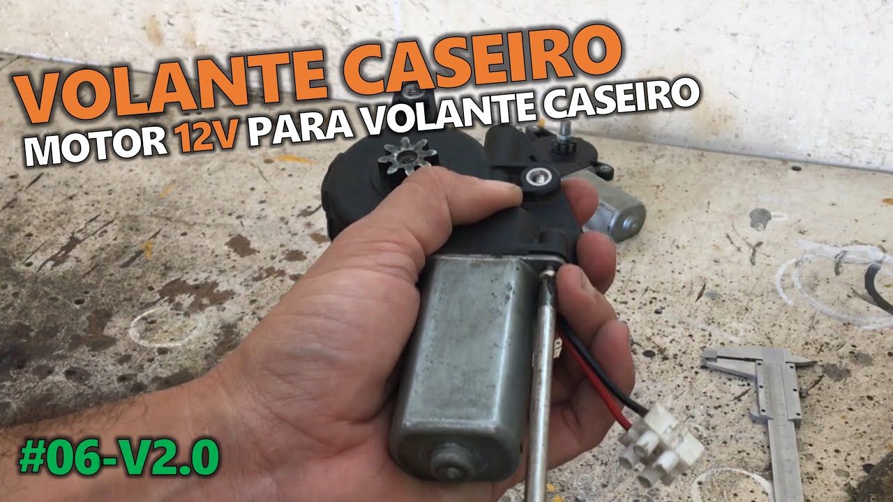 Motor 12V para o volante caseiro | Cap.06