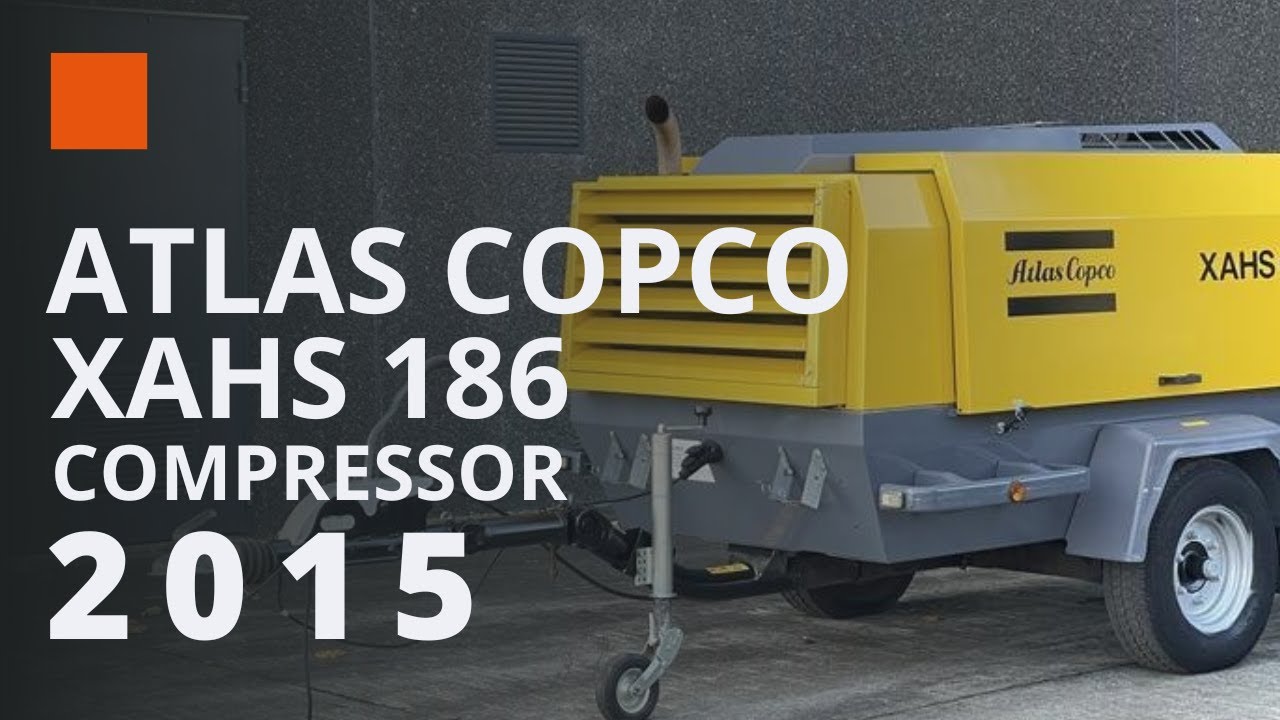 Used Atlas Copco XAHS 186 DD-N | 12 Bar Mobile Compressor