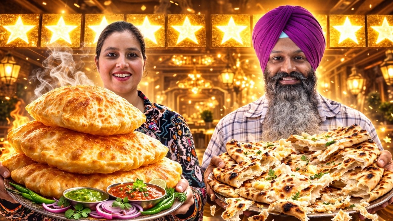 😱 Chur Chur Naan vs Bhature! Aisa Taste Pehle Kabhi Nahi Kiya