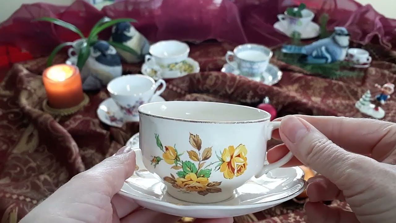 Чайные чашки для гадания по чайным листьям — моя коллекция.
