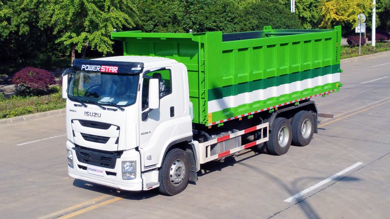 ISUZU 420hp GIGA 35 tons garbage tipper truck