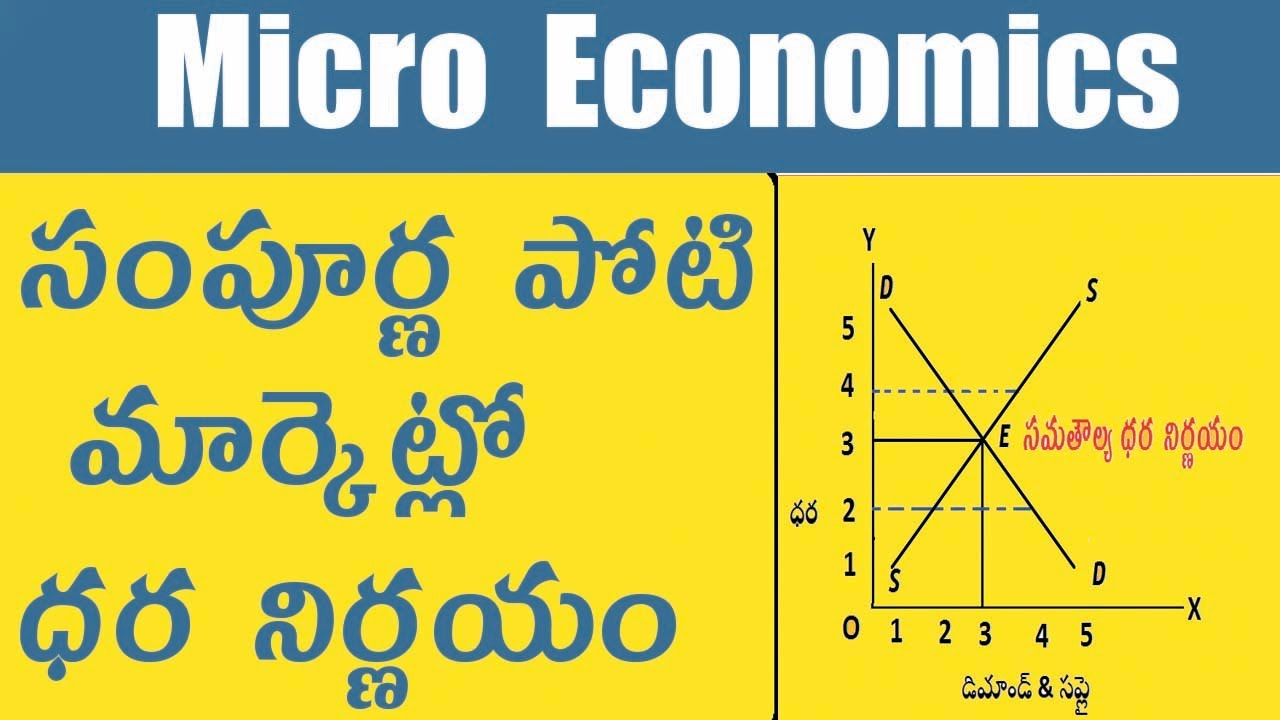 sampurna poti market in telugu | సంపూర్ణ పోటి మార్కెట్||economics shatavahana|telugu|economics|