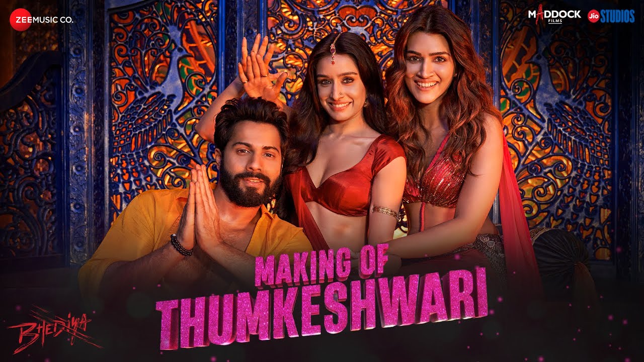 Thumkeshwari - Making | Bhediya | Varun Dhawan , Kriti Sanon, Shraddha Kapoor |Sachin-Jigar,AmitabhB