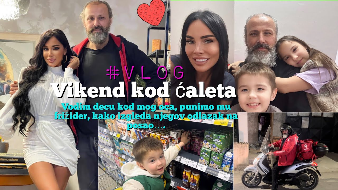 #vlog Vodim decu i odlazim kod oca!Kupujemo mu za frižider. Pratimo Karadjordja na posao… 😳😳🙂