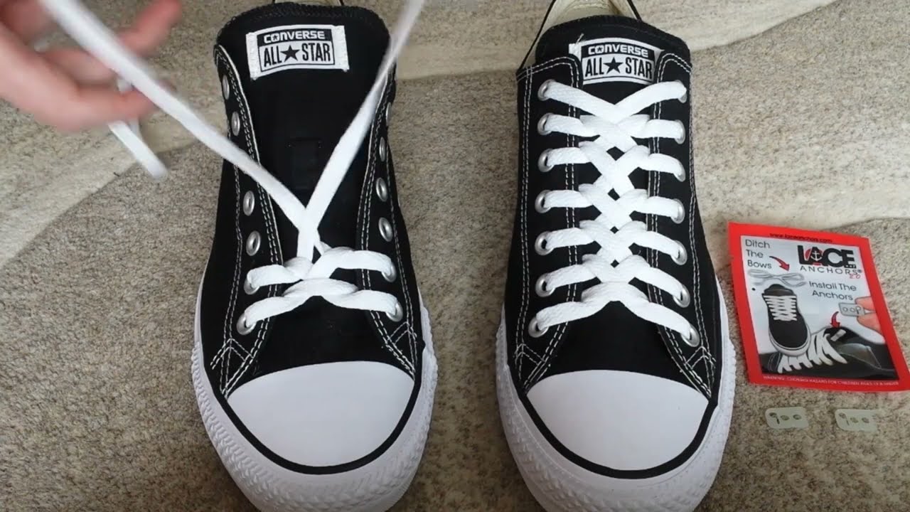 How To Zipper Lace Converse
