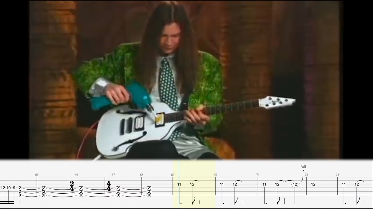 Paul Gilbert Shreds The Guitar With An Electric Drill? Tab