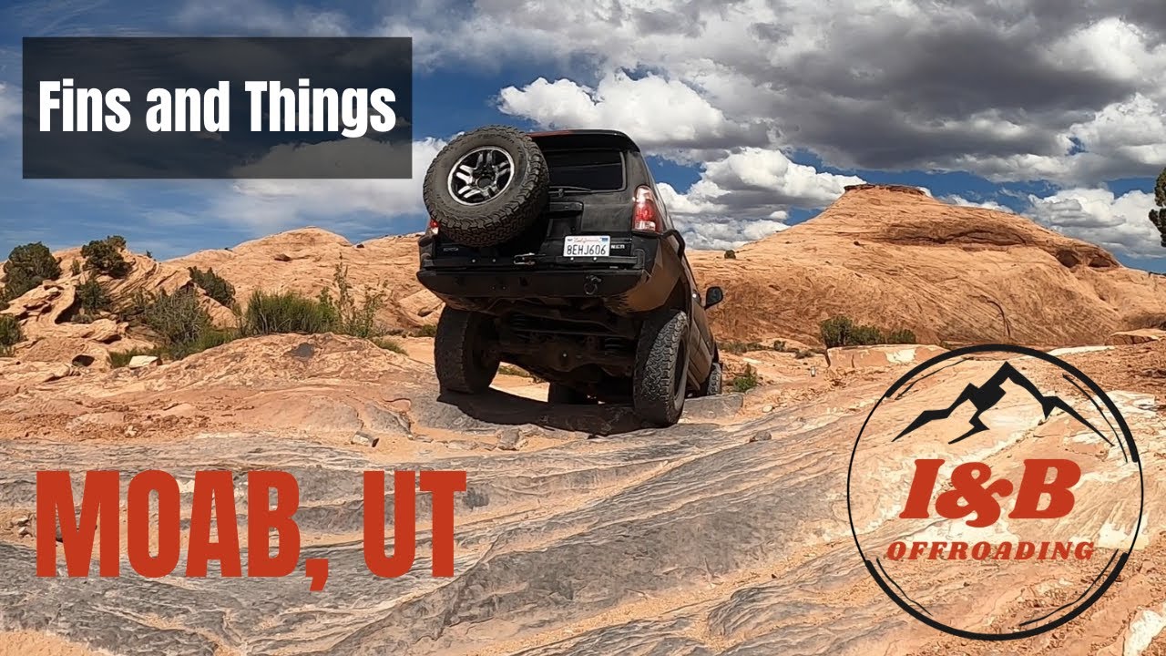 FINS AND THINGS in a 4Runner, Moab, UT