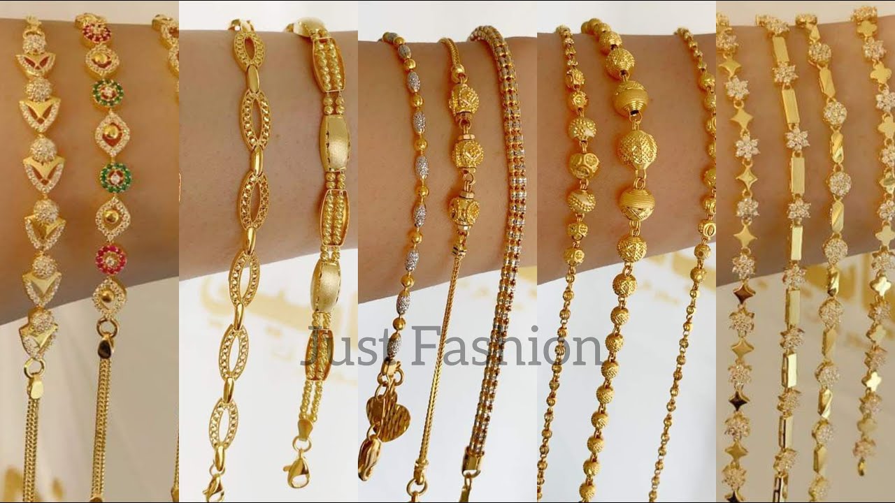 Latest light Weight Gold Bracelet Designs||Daily Wear Bracelet Model