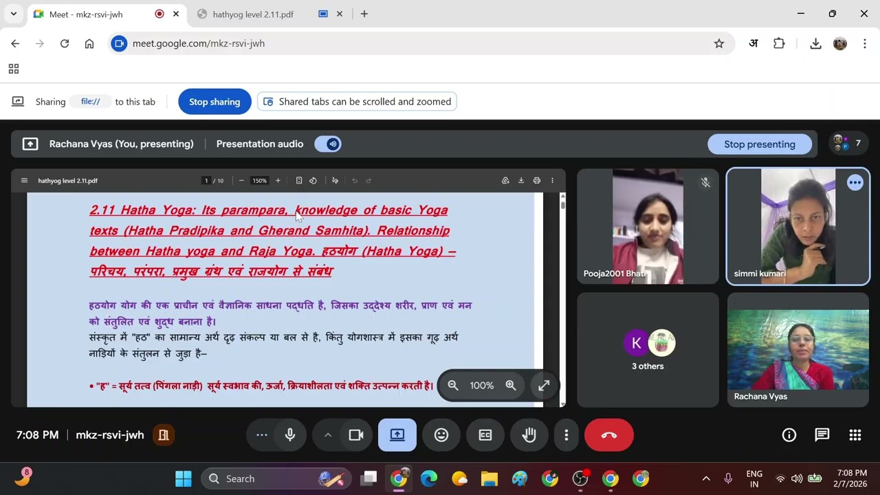 Day - 26|  Hathyoga| YCB Leval - 2|