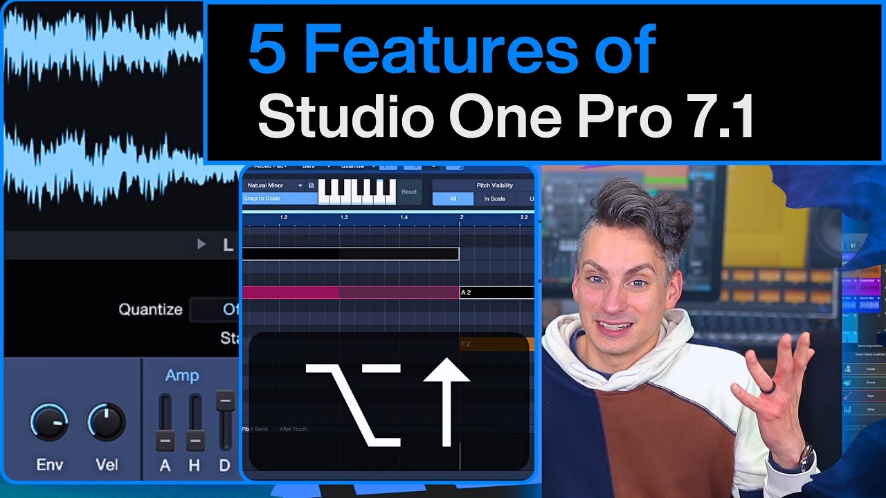 5 главных функций нового Studio One Pro 7.1 | PreSonus