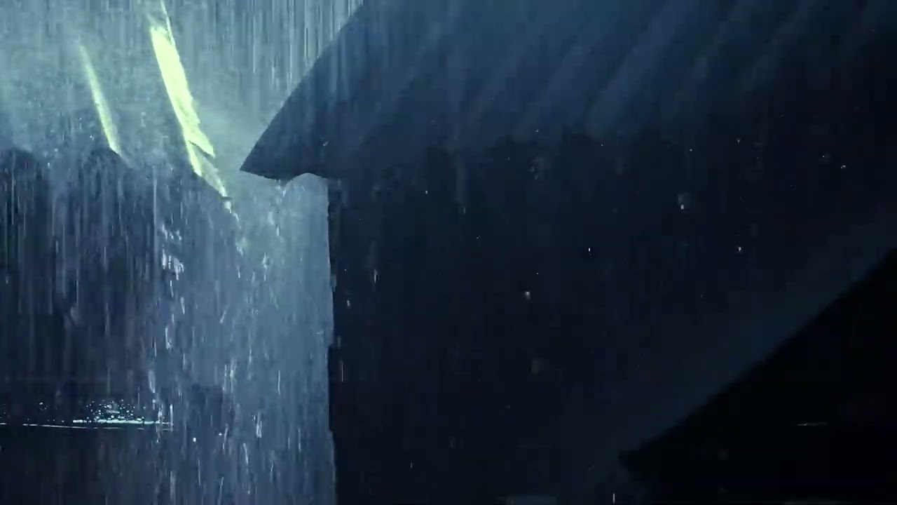 3 Hours of Real Rain on the Roof | Natural Sleep Ambience