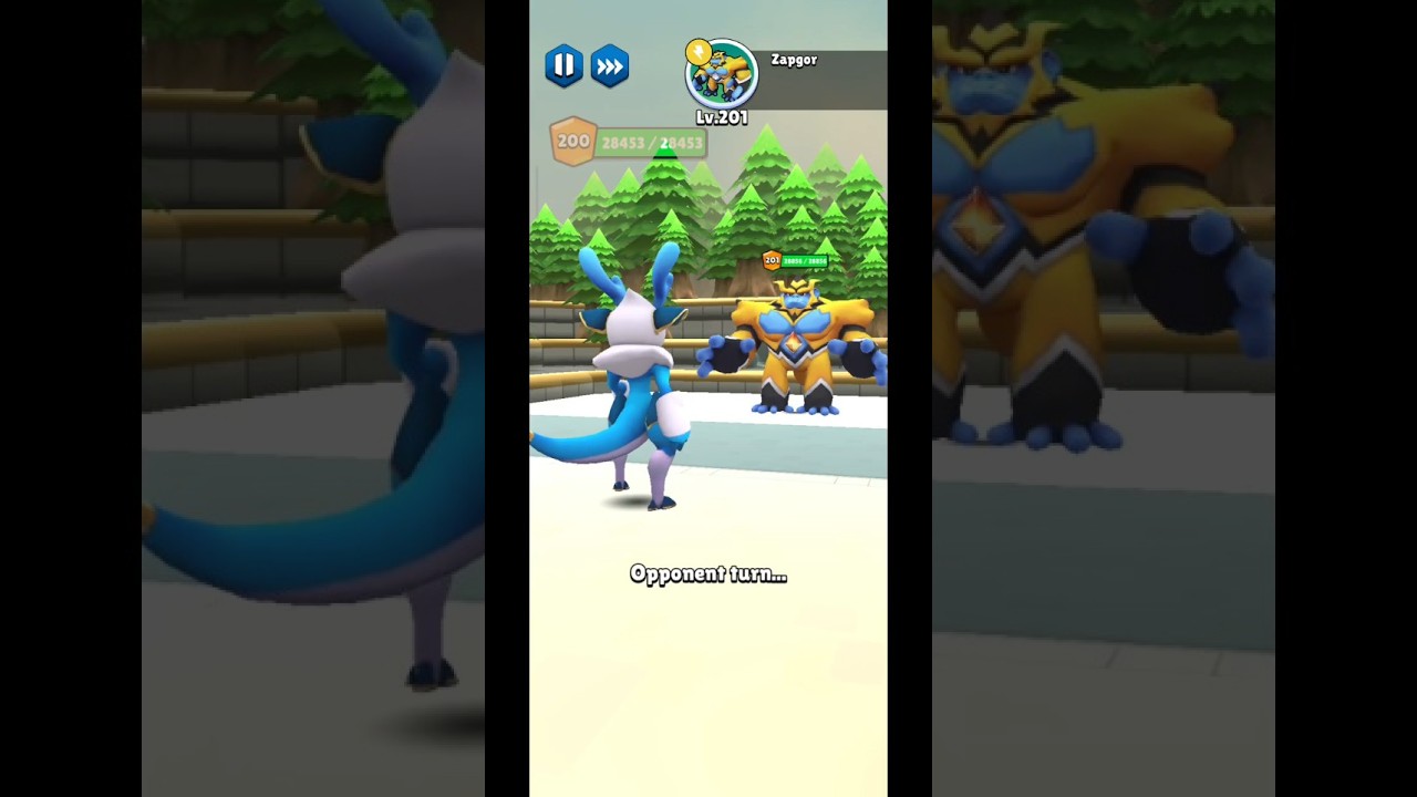 ! Monster Battle: Catch & Train ! FROSTCLAW VS ZAPGOR ! Fighting gameplay #video #viral #shorts 💀🚀💣🚀