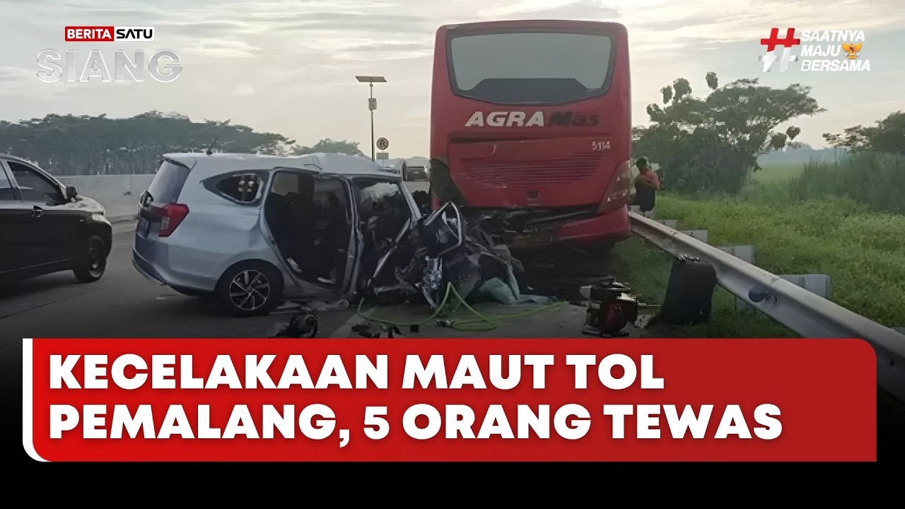 🔴 LIVE | Kecelakaan Maut Tol Pemalang, 5 Orang Tewas - Beritasatu Siang