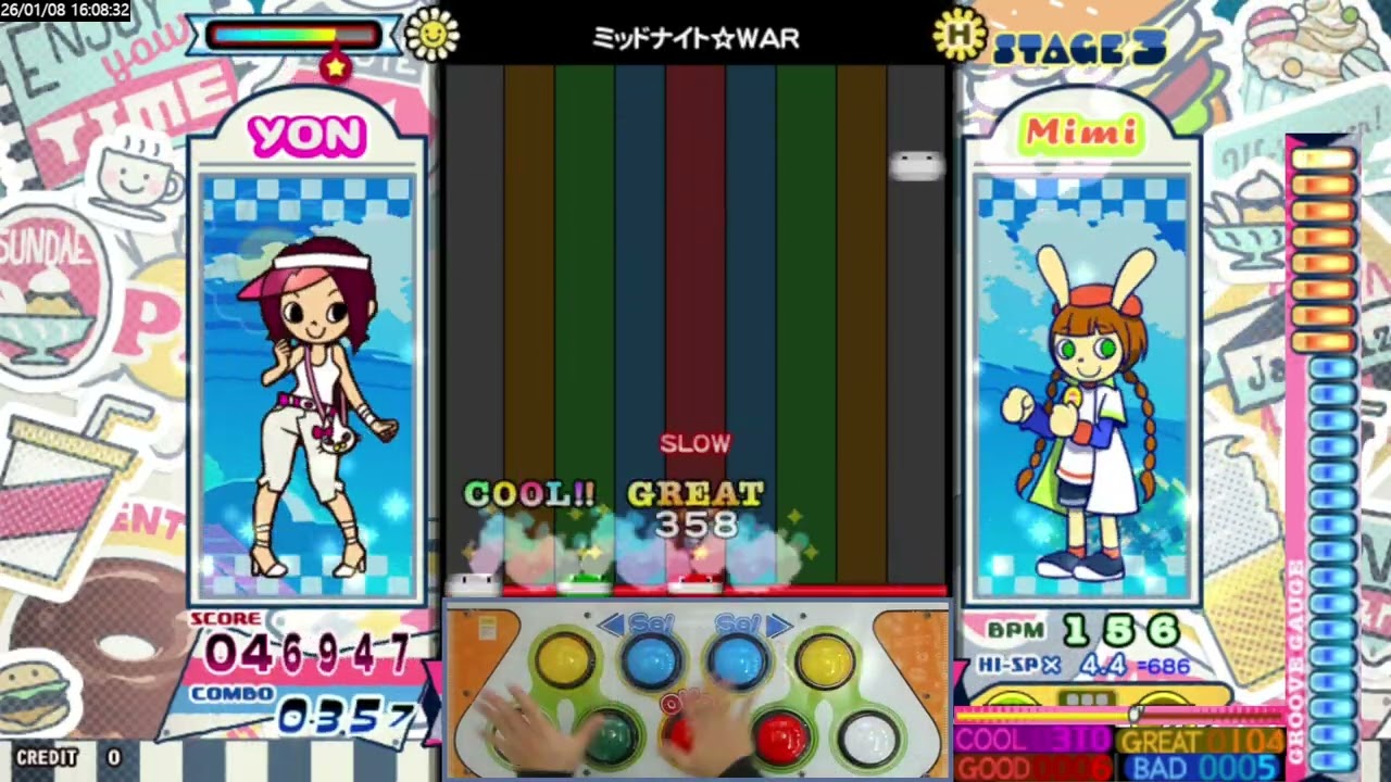 Pop'n Music Jam & Fizz ミッドナイト☆WAR Hyper 39