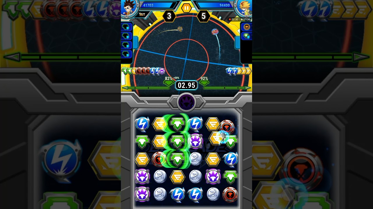 Beyblade Burst Rivals Lightning Launch Tournament - Aiga/Aiger Vs Free (Part 4)