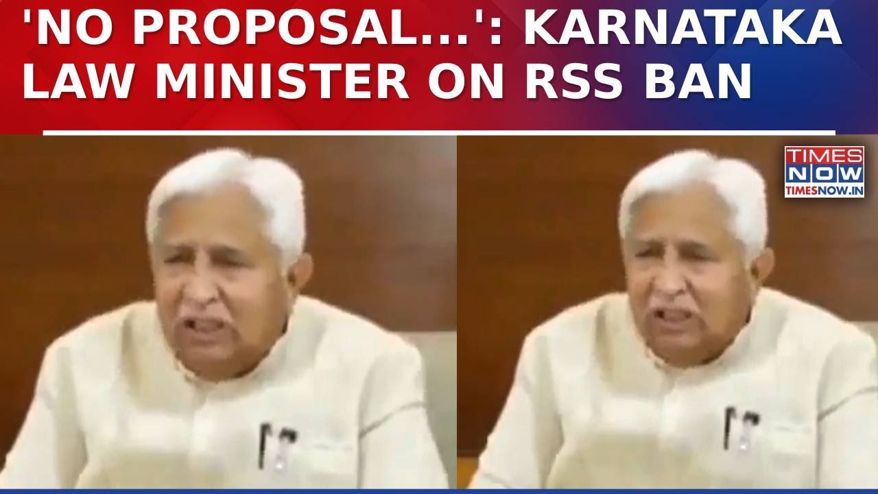 Karnataka Law Minister HK Patil Responds As Priyank Kharge Seeks RSS Ban: ‘No Proposal Yet’