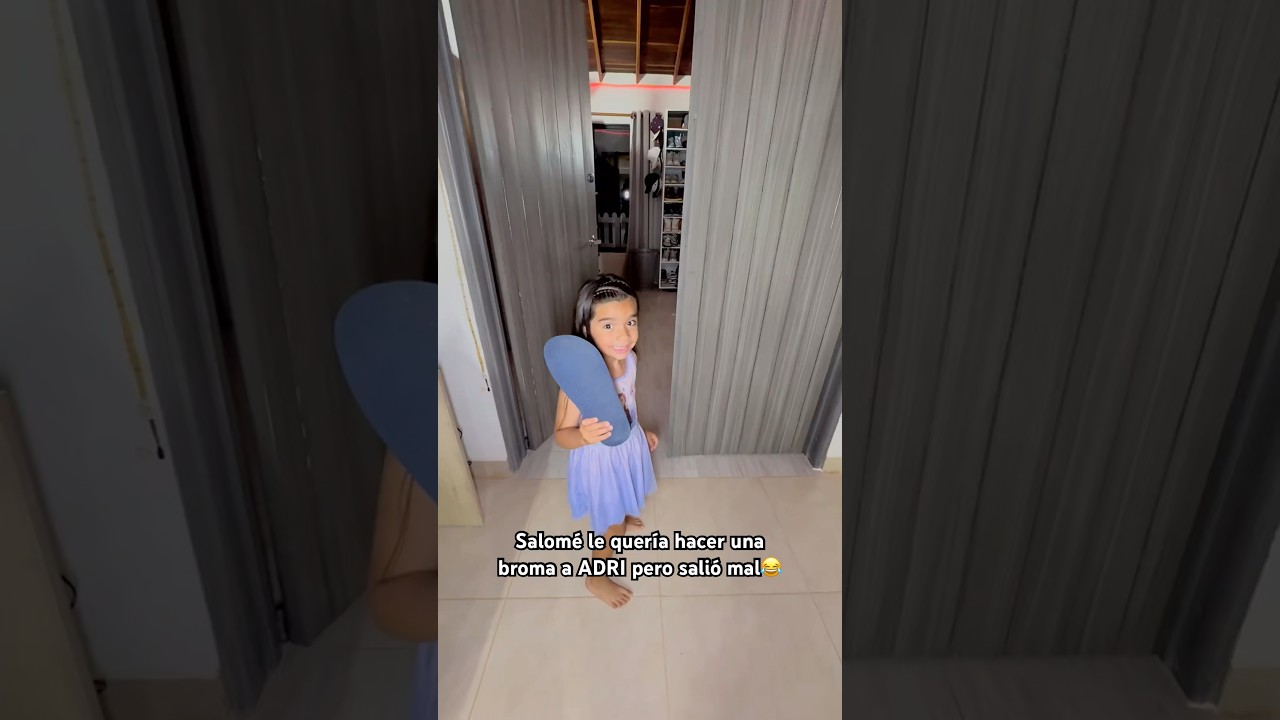 SALOMÉ LE HIZO ESTÁ BROMA A LA MAMÁ Y SALIÓ MAL😂