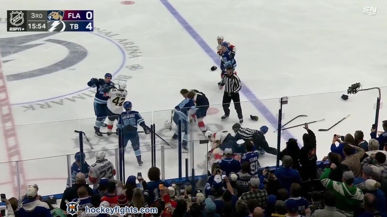 Matthew Tkachuk vs Brandon Hagel & Gustav Forsling vs J.J. Moser Feb 05, 2026