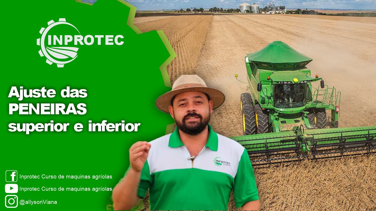 AJUSTE DE PENEIRA DAS COLHEITADEIRA.