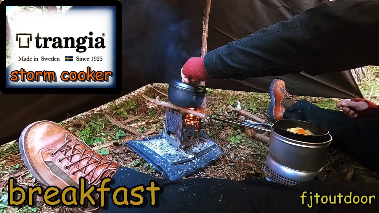 【トランギアストームクッカー】朝食を作って撤収