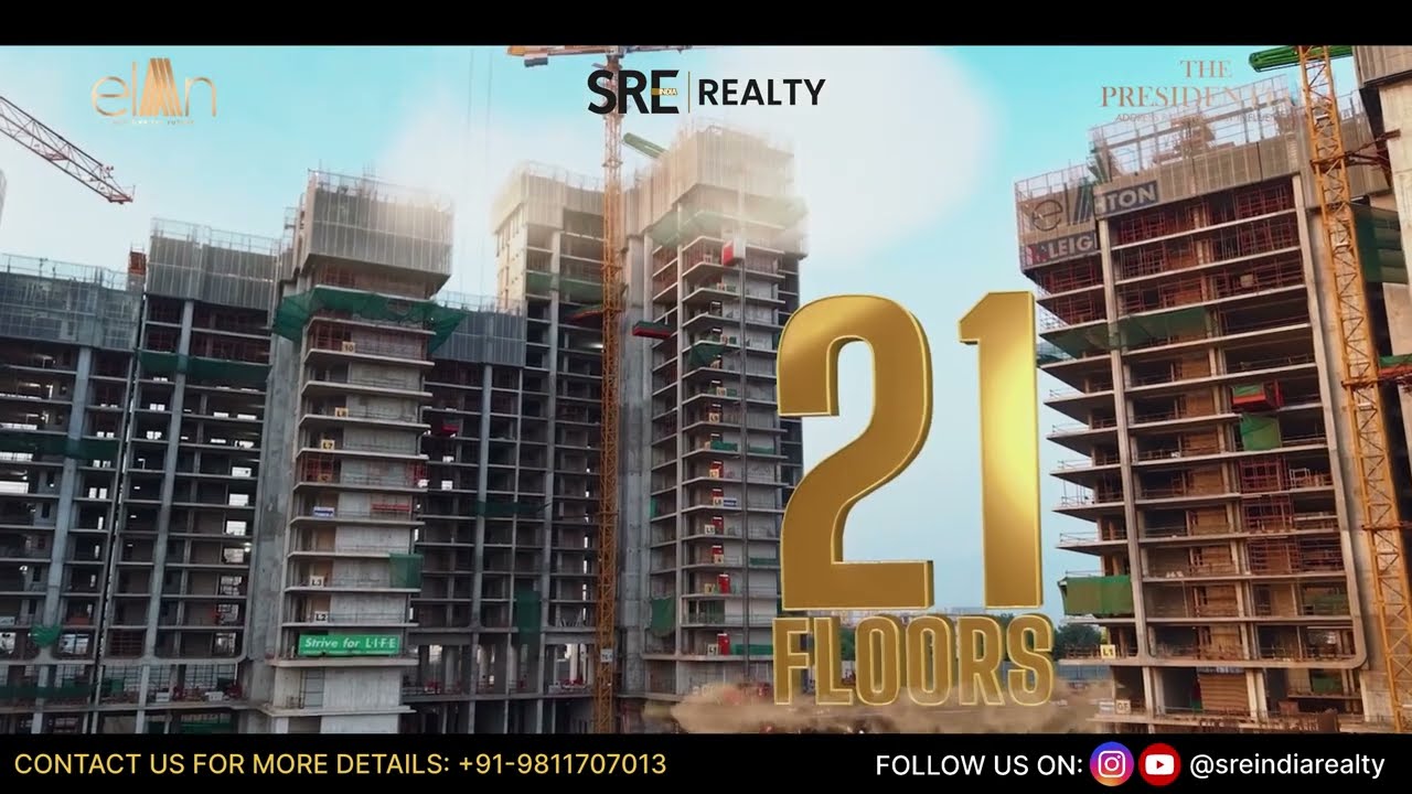 Elan The Presidential, Sector 106 Gurgaon | Latest Construction Update | SRE India Realty