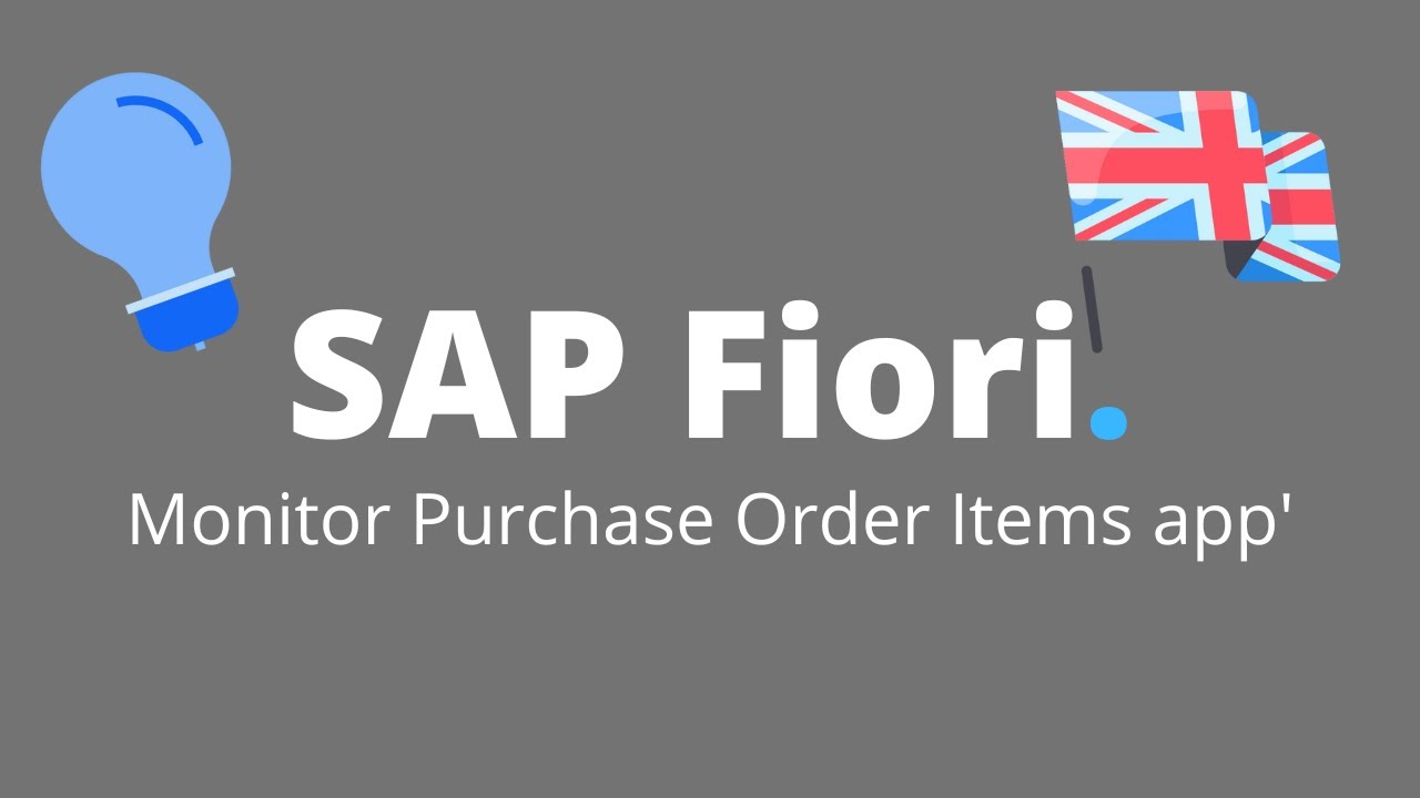 SAP Fiori: Мониторинг позиций заказов на закупку (аналитическое приложение)