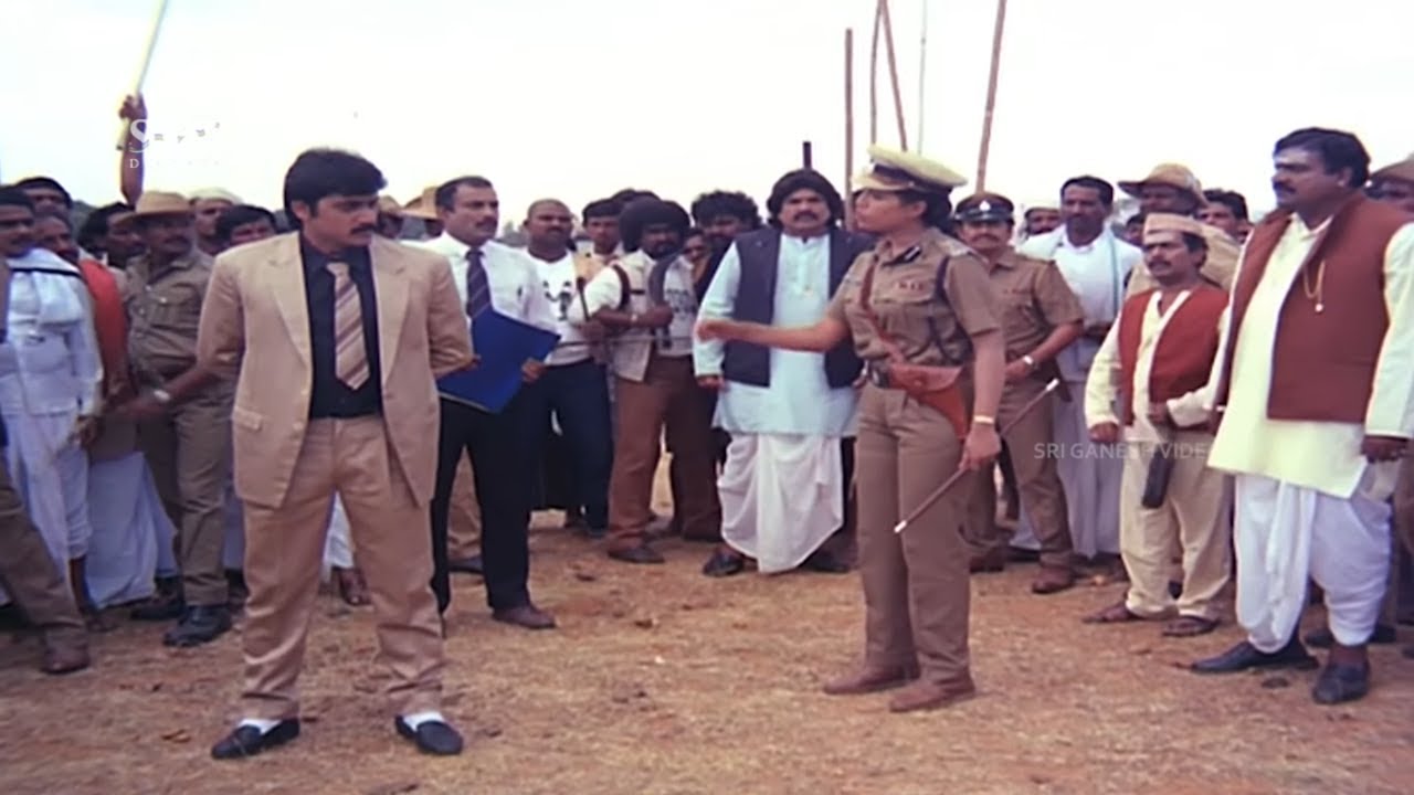 ರೈತರ ವಿಷಯಕ್ಕೆ IAS ಜೊತೆ ಜಗಳವಾಡಿ ಸೋತ ಲೇಡಿ IPS | Gandanige Takka Hendathi Kannada Movie Part 03