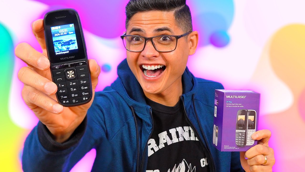 O CELULAR MAIS BARATO COM MP3? Multilaser Up Play, o famoso lanterninha!
