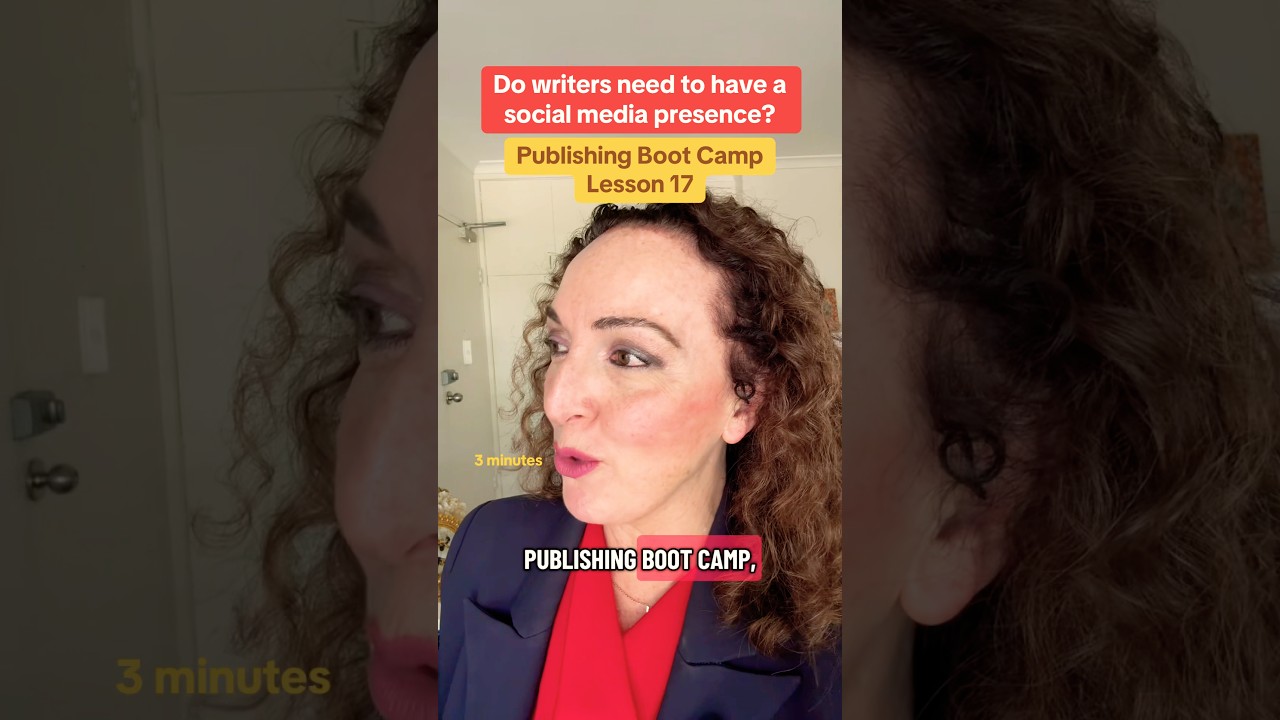 Publishing Boot Camp, Lesson 17: So writers need to have a social media presence?
