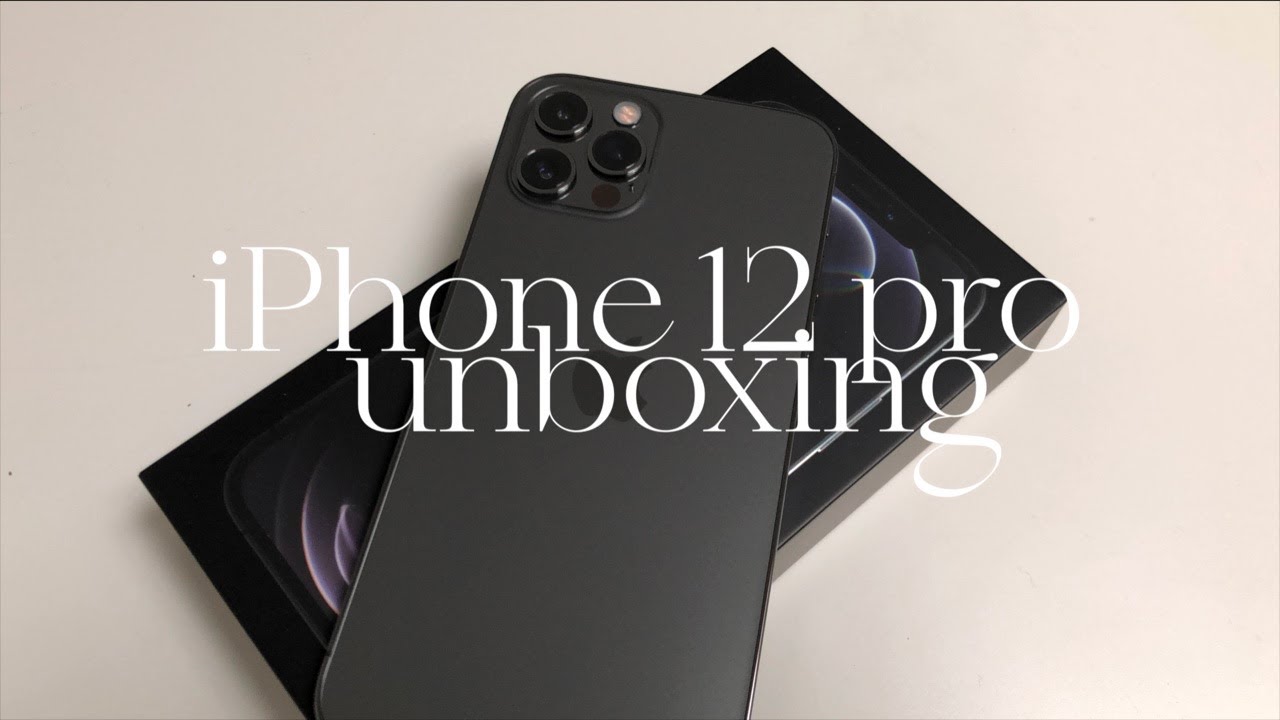 IPHONE 12 PRO UNBOXING (GRAPHITE) 📱