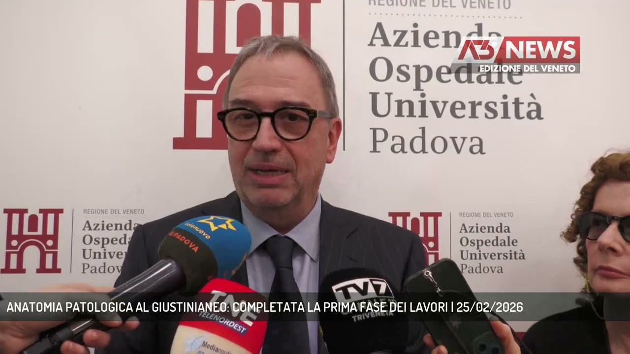 ANATOMIA PATOLOGICA AL GIUSTINIANEO: COMPLETATA LA PRIMA FASE DEI LAVORI | 25/02/2026