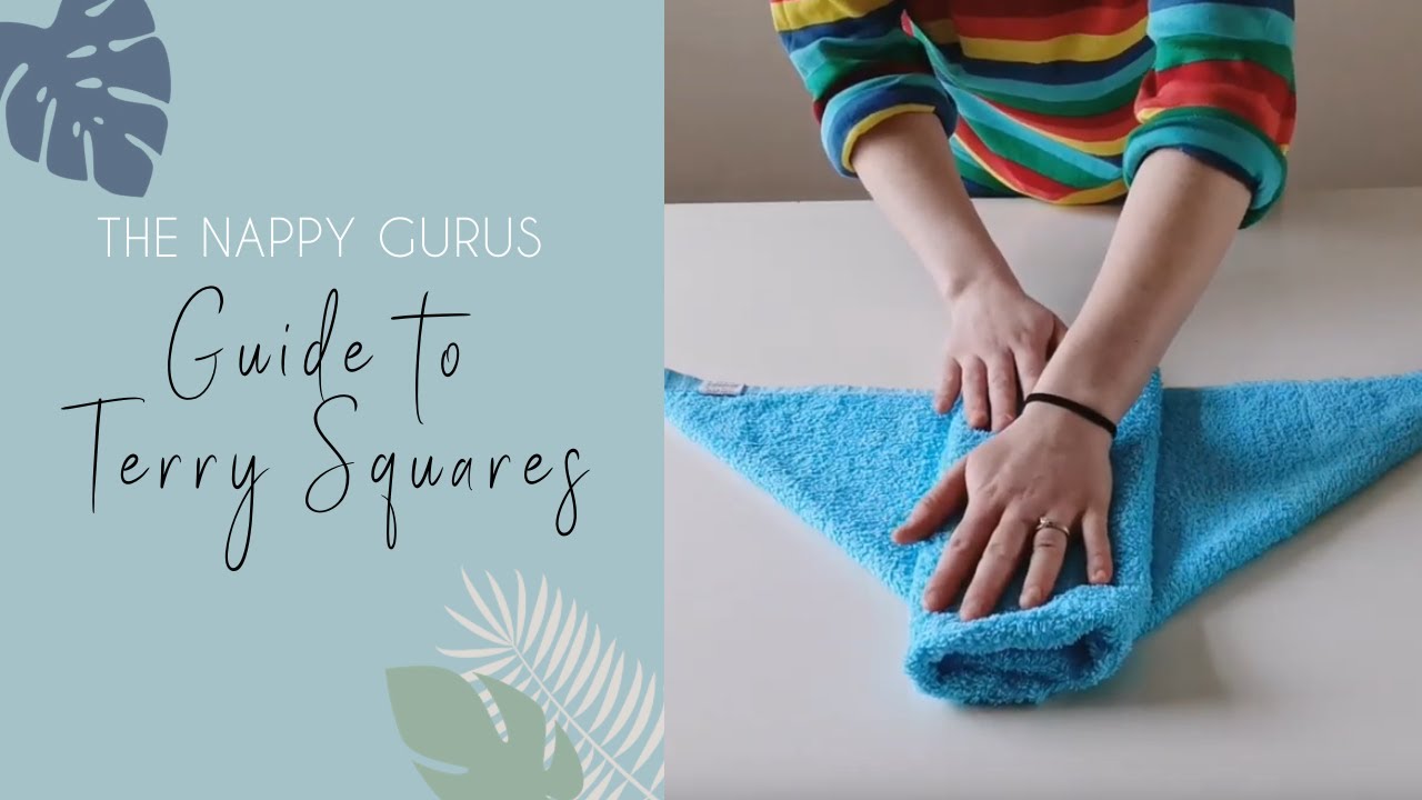 Terry Squares - How to Use and How to Fold Traditional Terry Cloth Nappies