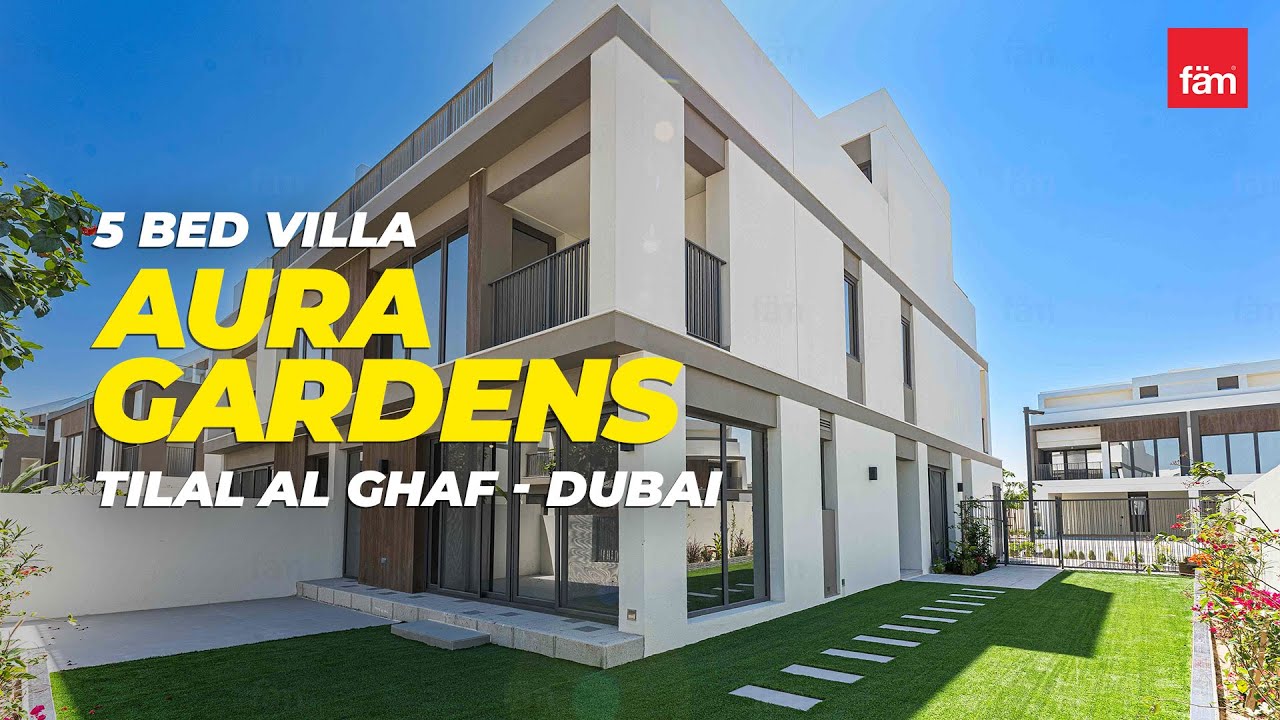 Luxurious 5 Bed Villa in Aura Gardens, Tilal Al Ghaf - Dubai