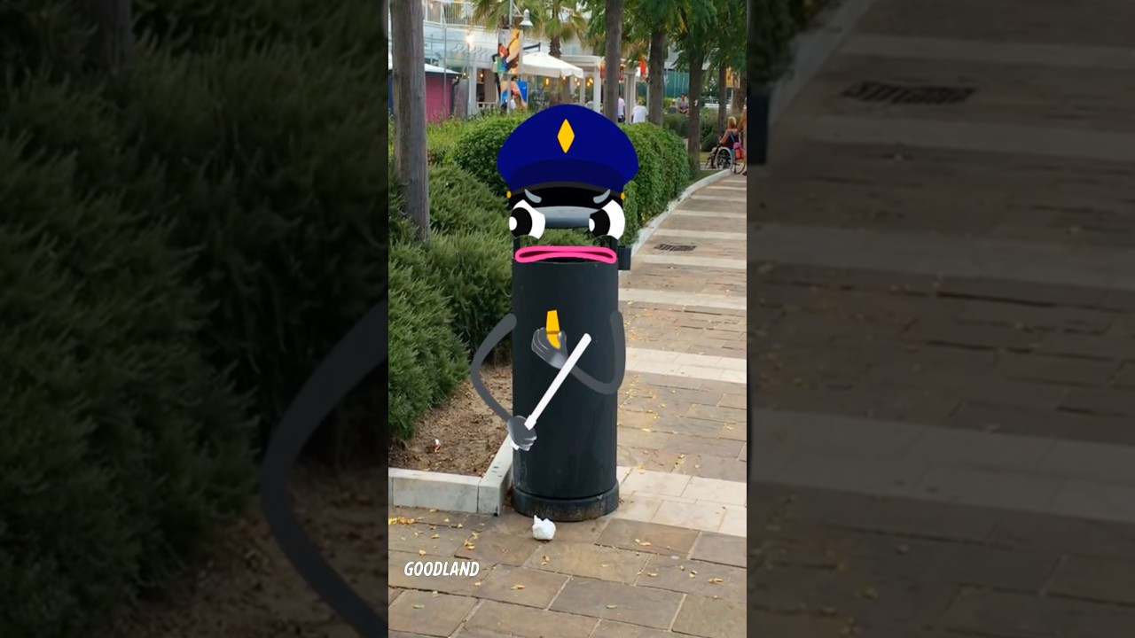 Goodland | Police trash👮&zwj;♂️ #goodland #shorts #doodles #doodlesart