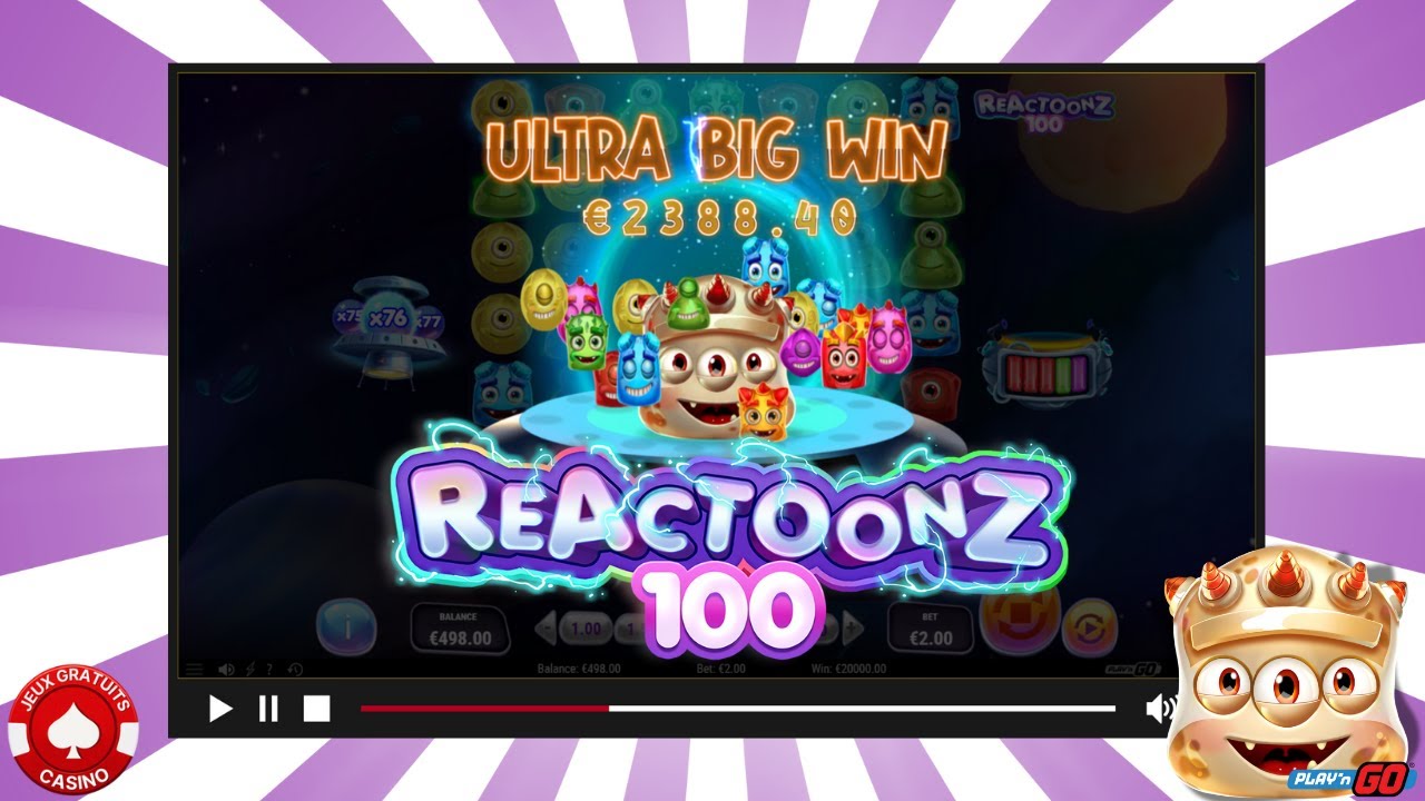 Reactoonz 100: ELECTRIFYING FURY MODE! (Play'n GO - Free Demo)